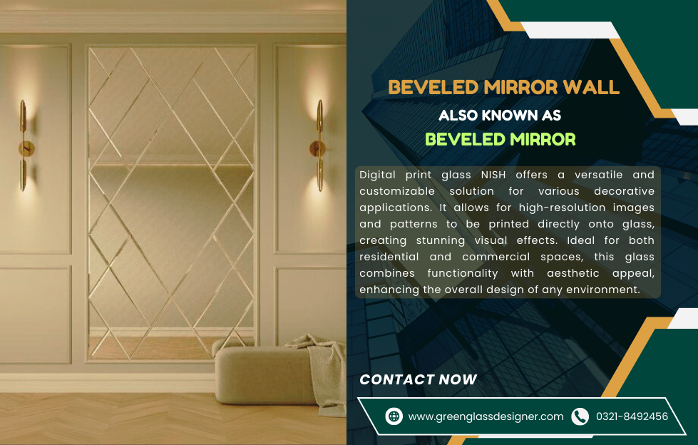 BEVELED MIRIOR WALL