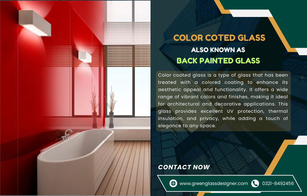 CLOUR COATED GLASS
