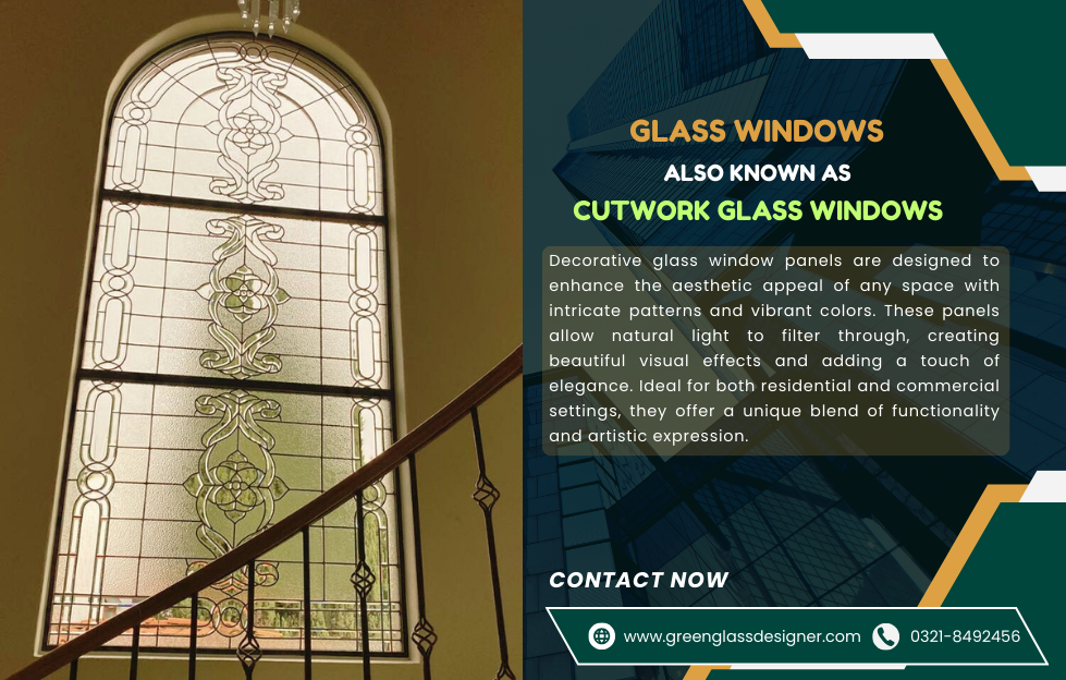 CUTEORK GLASS WINDOWS
