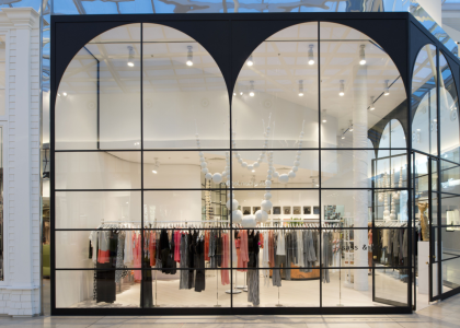 Glass shop front installation showcasing modern design and cost considerations in Pakistan