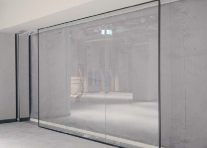 Fire-rated curtain wall protecting high-rise building from flames and smoke in Pakistan