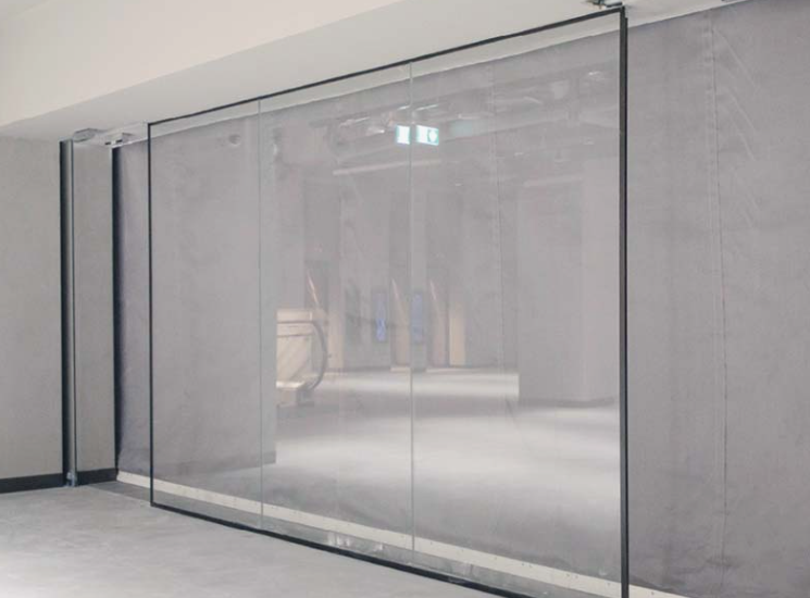 Fire-rated curtain wall protecting high-rise building from flames and smoke in Pakistan