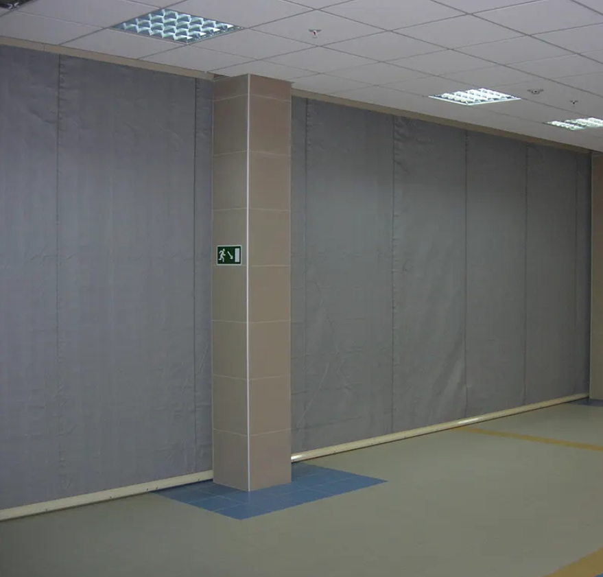 High-rise building protected by fire-rated curtain walls against flames and smoke in Pakistan