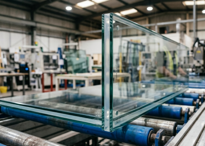 Laminated glass installation showcasing safety, durability, and modern architectural design