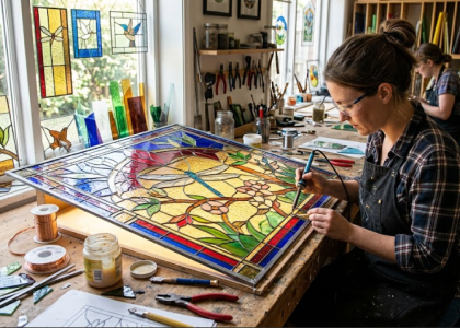 Stained glass design consultation