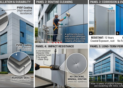 ACP wall cladding maintenance and durability