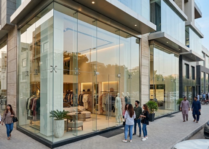 Premium glass shop fronts by Green Glass Designer