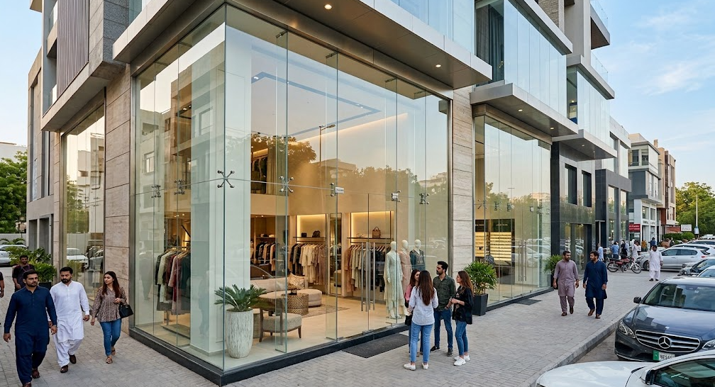 Premium glass shop fronts by Green Glass Designer