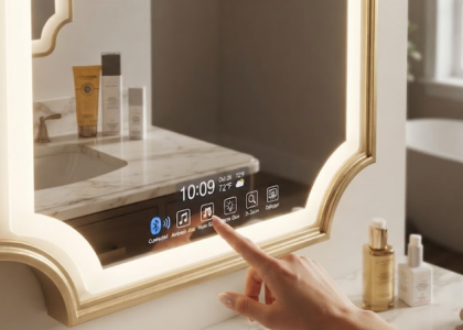 Decorative LED smart mirror features in Pakistan