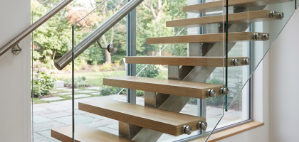 Glass staircase railing cost guide
